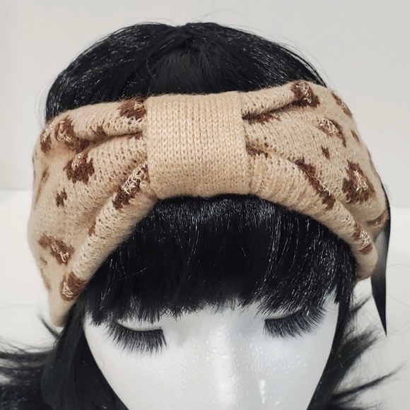 INC International Concepts Leopard Natural Twist Shine Headband. NWT - Picture 3 of 6